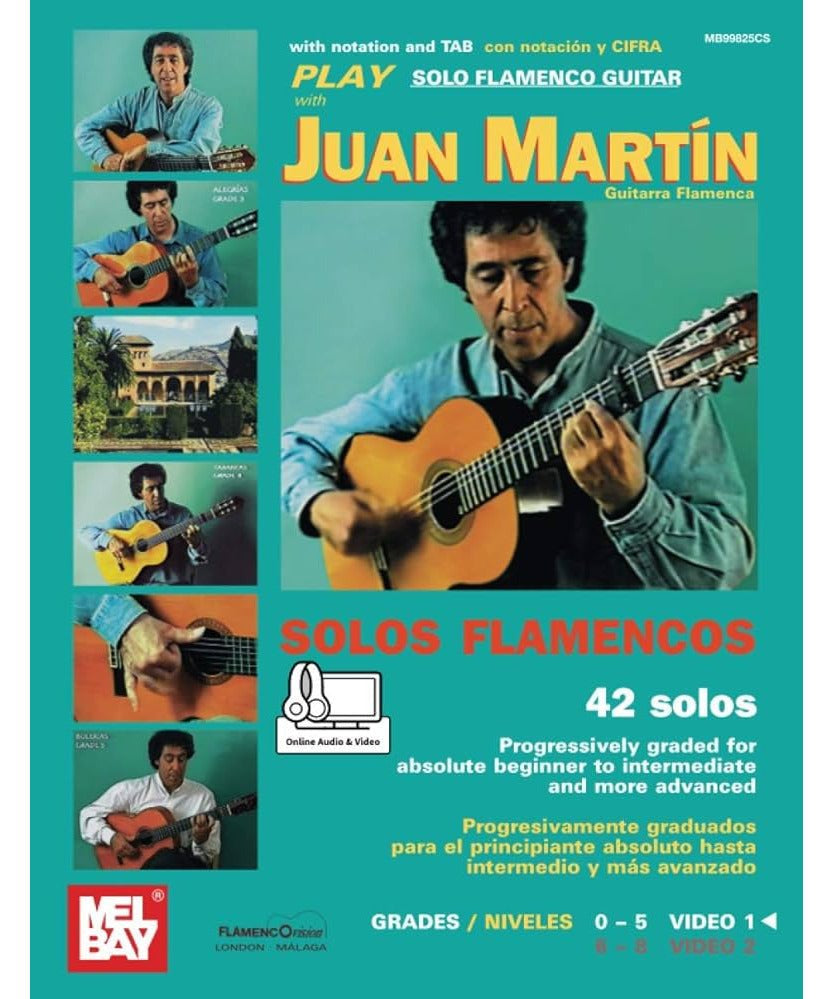 Martin/Campbell - Play Solo Flamenco Guitar With Juan Martin Volume 1 Book & Download - Remenyi House of Music