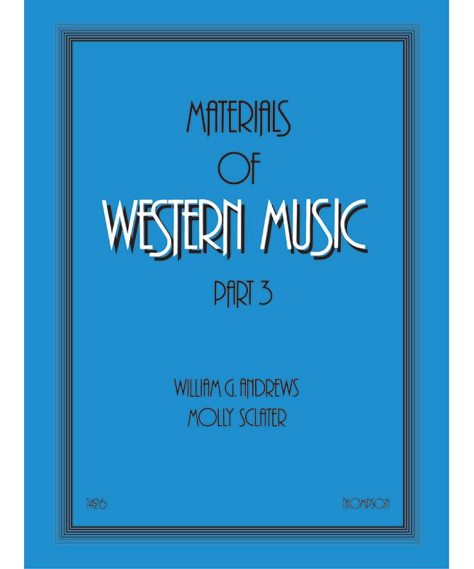 Materials of Western Music - Remenyi House of Music