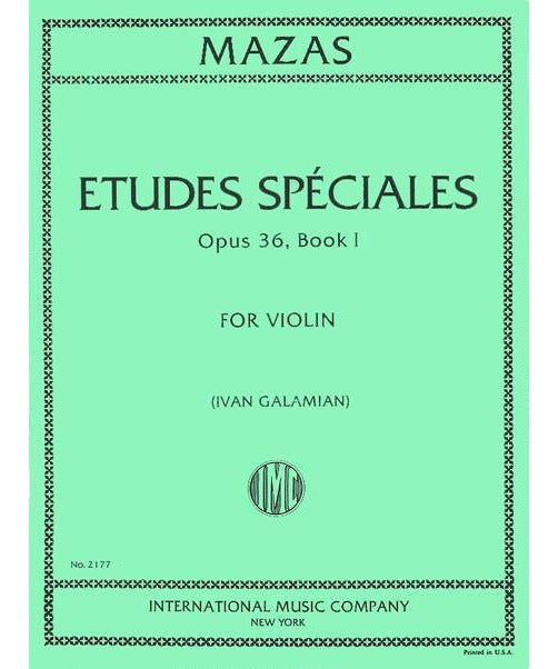 Mazas J.F. - Etudes Speciales Op 36, Book 1 - Remenyi House of Music