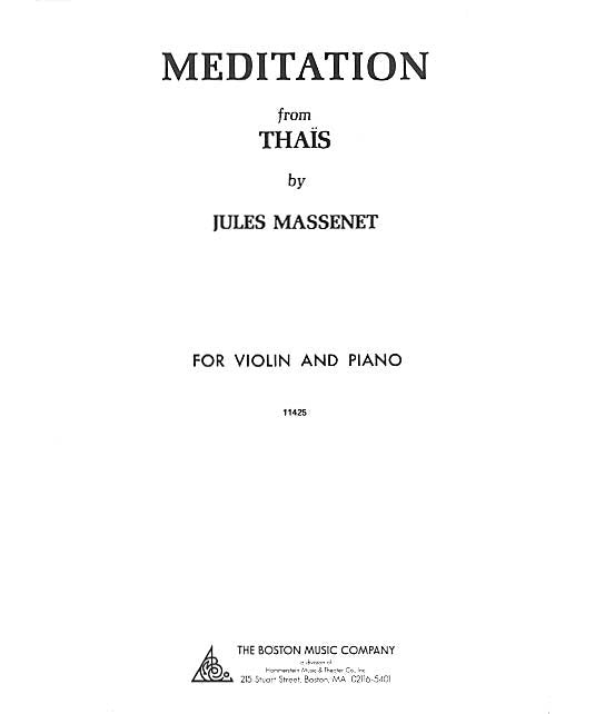 Meditation From Thaïs - Remenyi House of Music