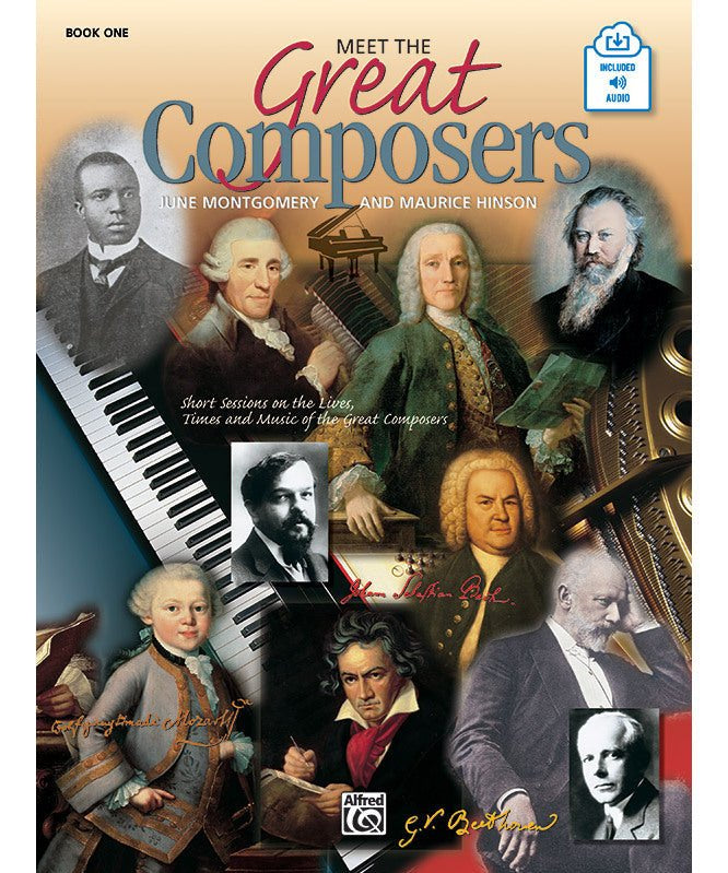 Meet the Great Composers, Book 1 (Piano Book & CD) - Remenyi House of Music