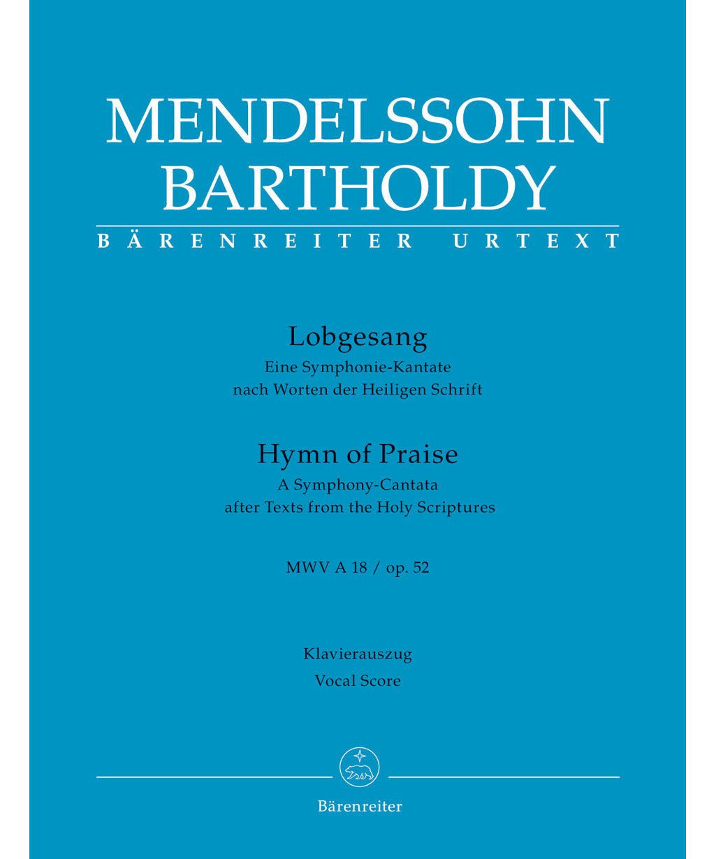 Mendelssohn F. - Lobgesang Op 52 - Remenyi House of Music