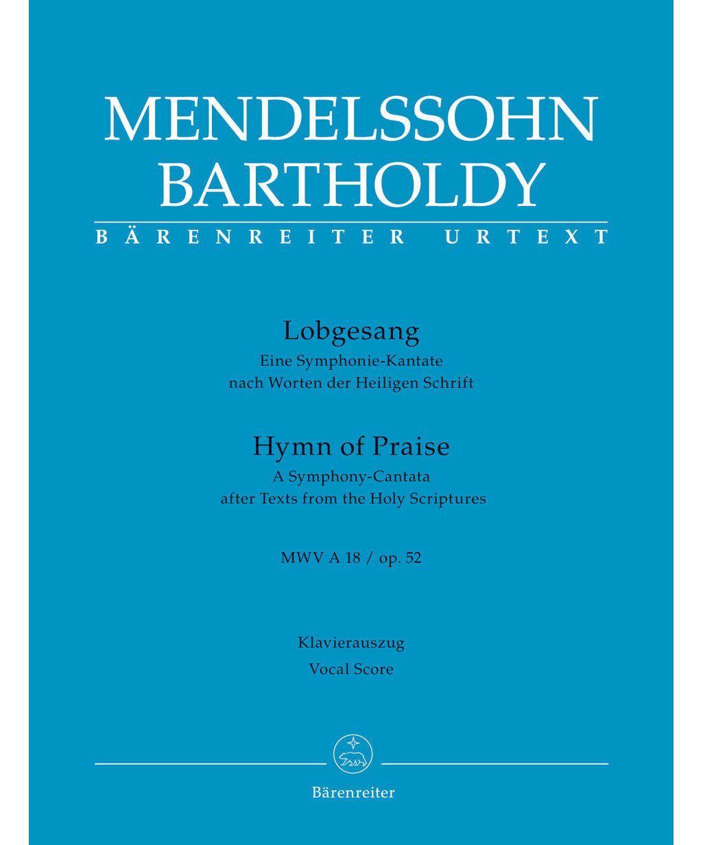 Mendelssohn F. - Lobgesang Op 52 - Remenyi House of Music