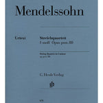 Mendelssohn F. - String Quartet in F Minor, Op. Posth. 80 - Remenyi House of Music