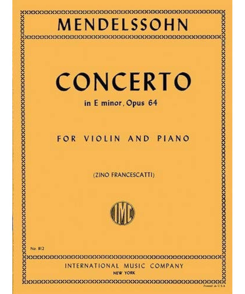 Mendelssohn F. - Violin Concerto in E Minor Op 64 - Remenyi House of Music
