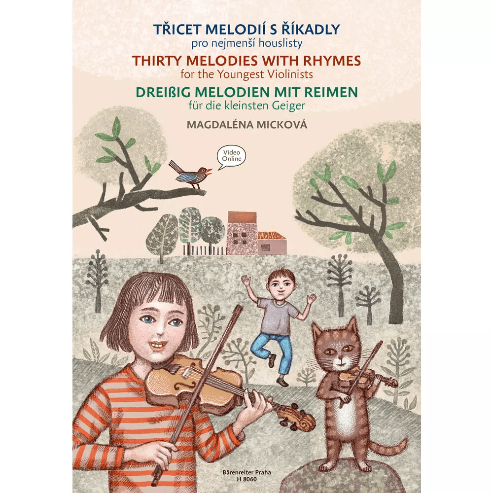 Mickova, M. - Thirty Melodies with Rhymes for the Youngest Violinists - Remenyi House of Music
