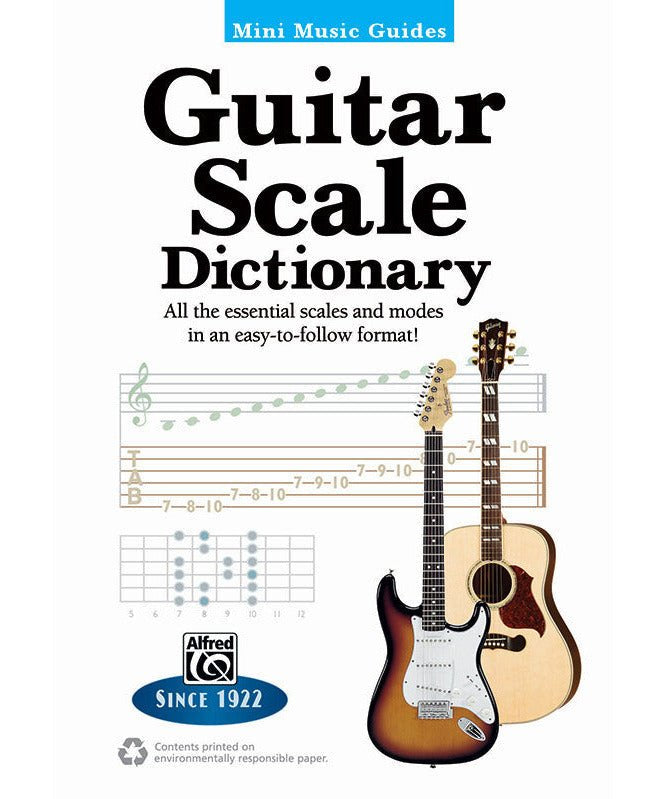 Mini Music Guides: Guitar Scale Dictionary - Remenyi House of Music