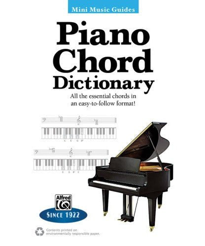 Mini Music Guides: Piano Chord Dictionary - Remenyi House of Music