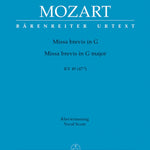 Missa brevis in G major K. 49 (47d) - Remenyi House of Music