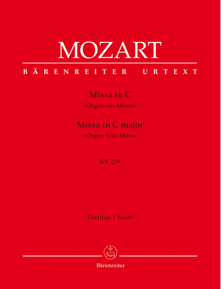 Missa in C major K. 259 "Organ Solo Mass" - Remenyi House of Music