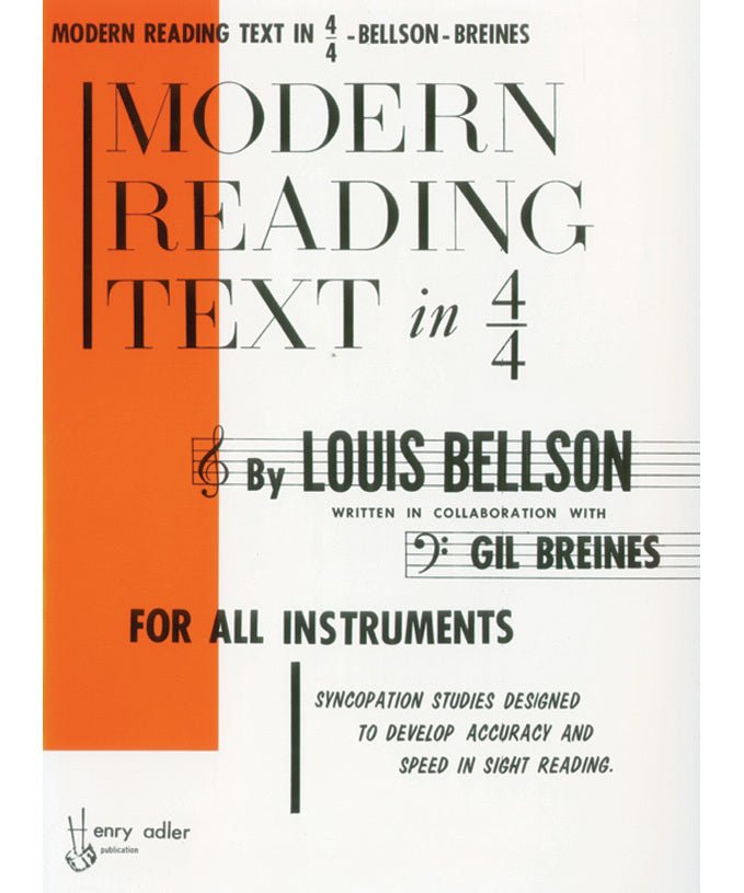 Modern Reading Text in 4/4 - Remenyi House of Music