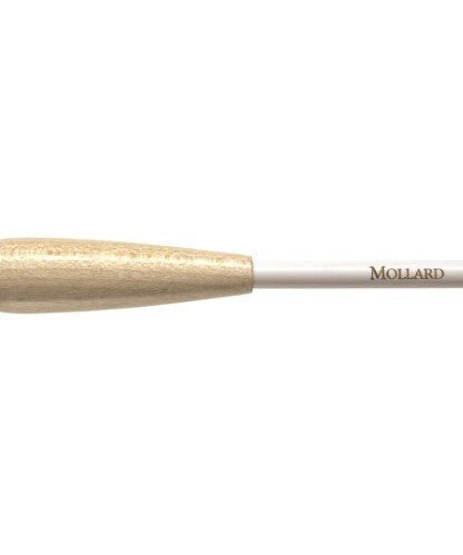 Mollard P Series Curly Maple Baton White 14 in. - Remenyi House of Music