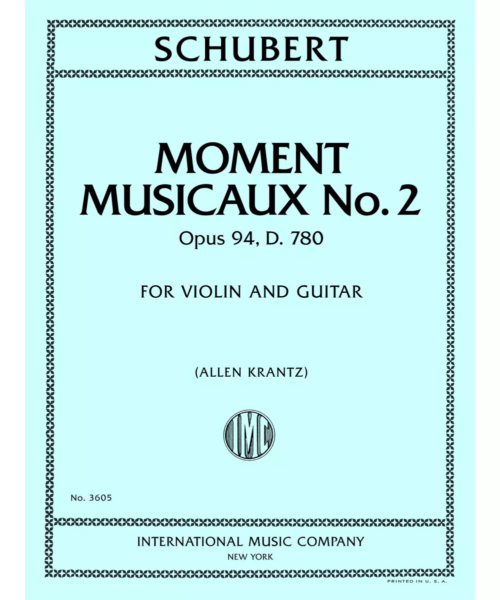 Moment Musicaux No. 2, Opus 94, D. 780 - Remenyi House of Music