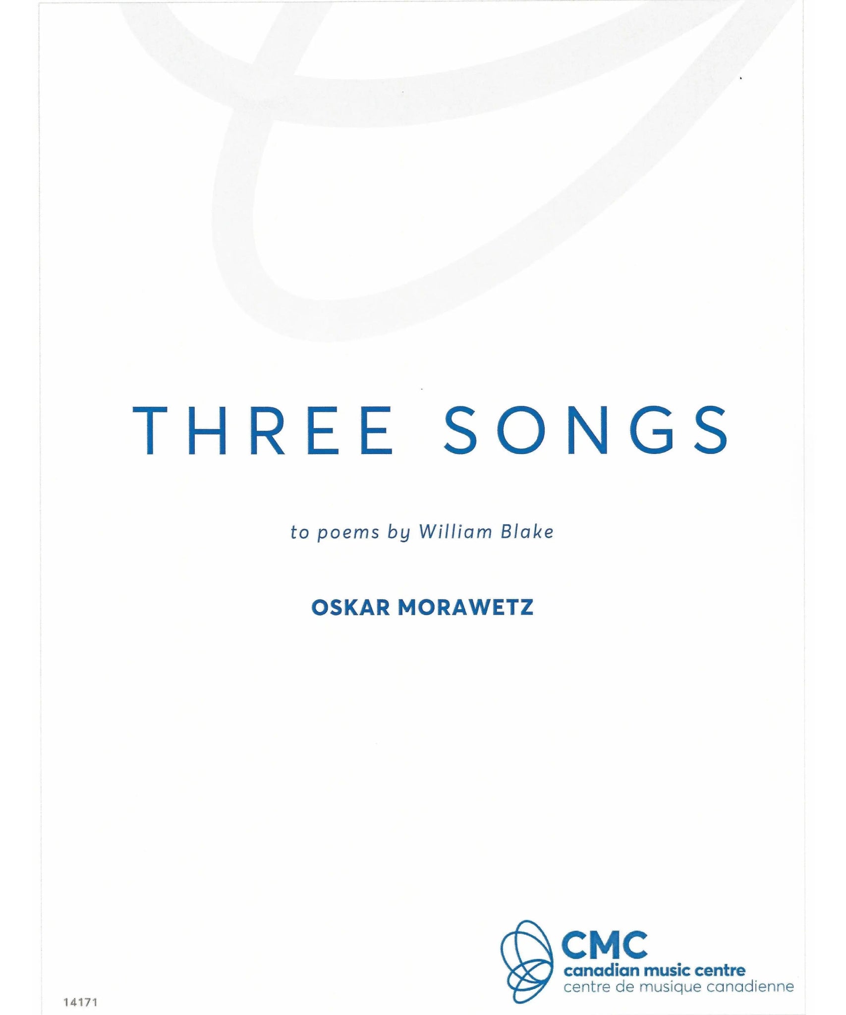 Morawetz, O. - 3 Blake Songs - Medium Voice - Remenyi House of Music