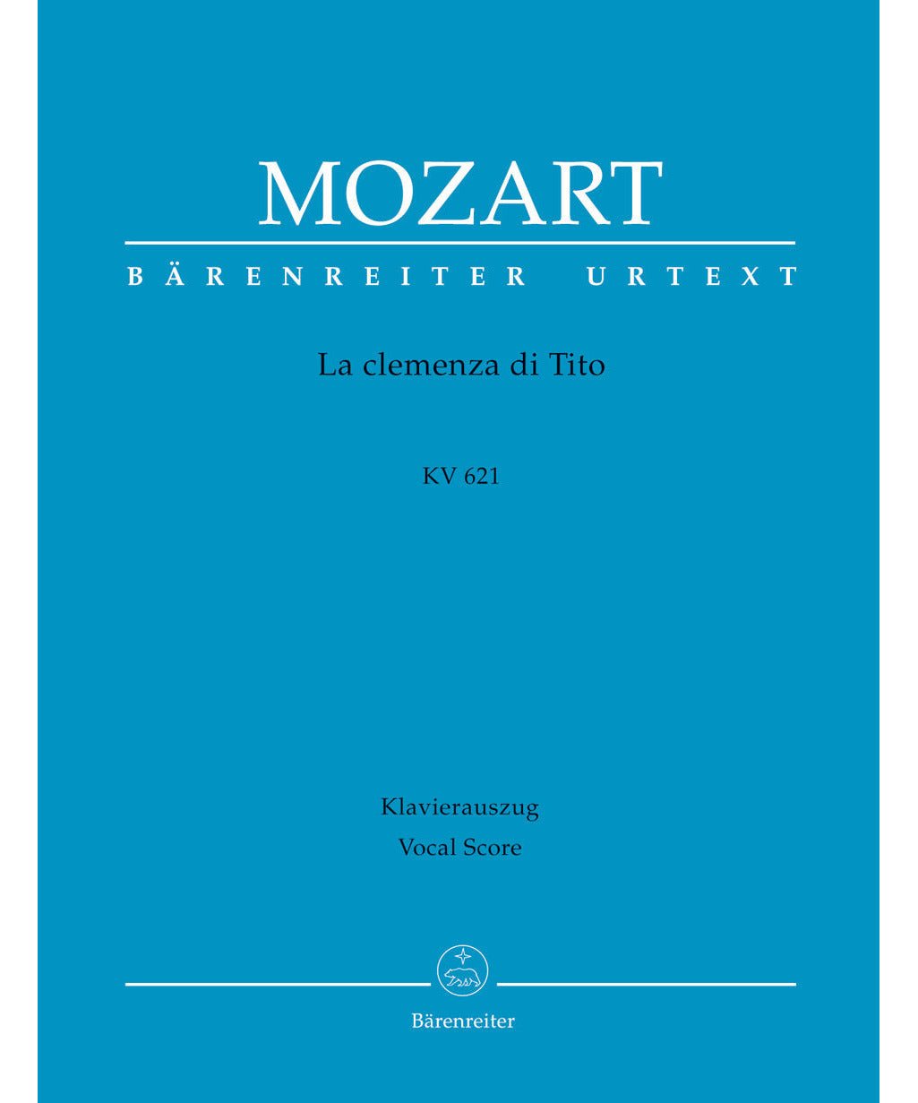 Mozart: La clemenza di Tito K. 621 (Softcover) - Remenyi House of Music