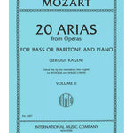 Mozart, W. A. - 20 Arias from Operas Volume 2 (Bass or Baritone) - Remenyi House of Music