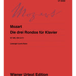 Mozart, W. A. - 3 Rondos for Piano - Remenyi House of Music