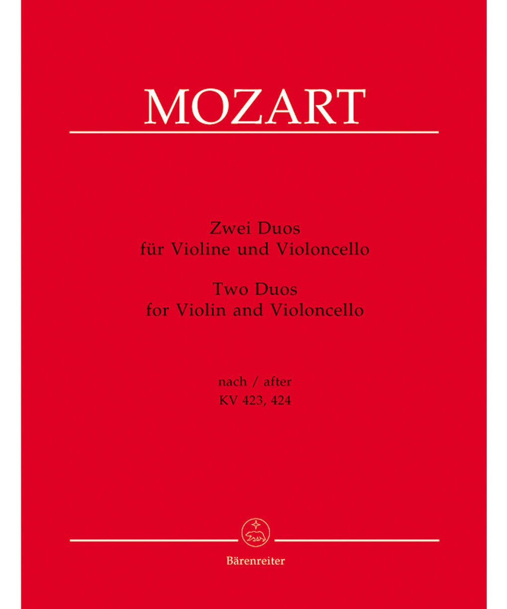 Mozart, W. A. - Two Duos for Violin and Cello (after KV 423 and 424) - Remenyi House of Music