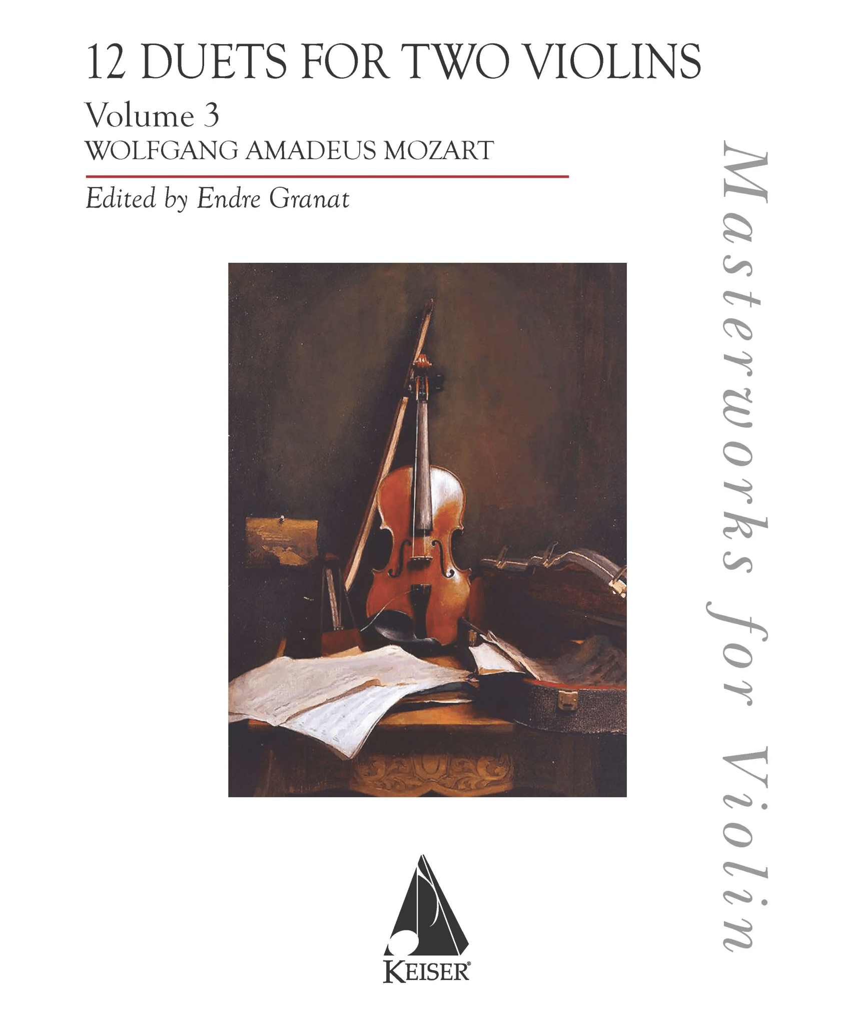 Mozart, W.A. - 12 Duets for Two Violins - Volume 3 - Remenyi House of Music