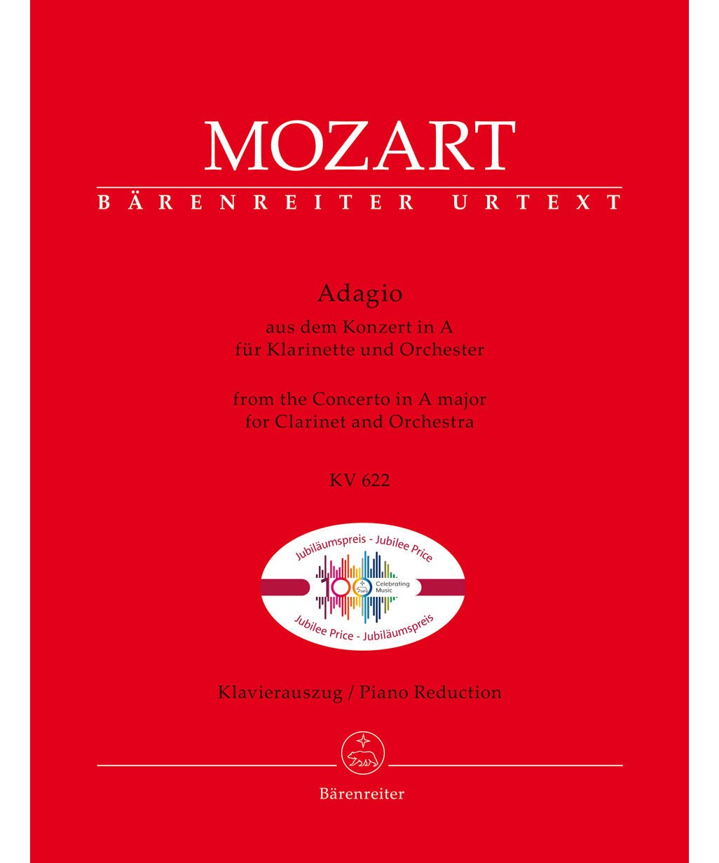 Mozart, W.A. - Adagio for Clarinet and Orchestra - Remenyi House of Music