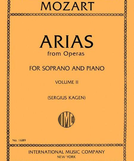 Mozart W.A. - Arias From Operas V 2 Soprano - Remenyi House of Music