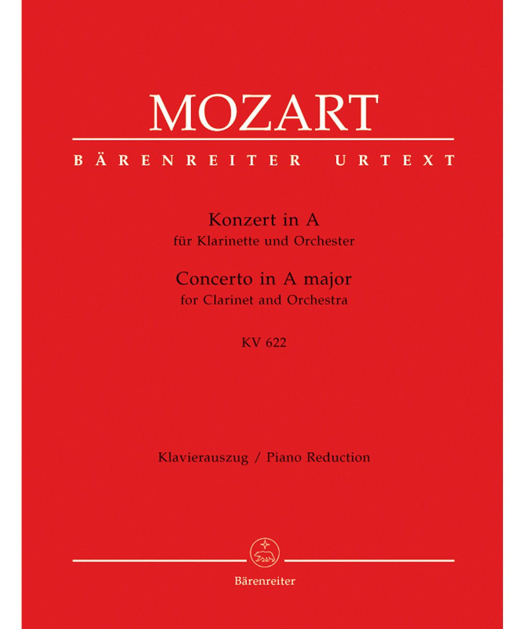 Mozart W.A. - Clarinet Concerto In A Kv 622 A Clar - Remenyi House of Music