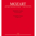 Mozart, W.A. - Complete Songs for High Voice - Remenyi House of Music