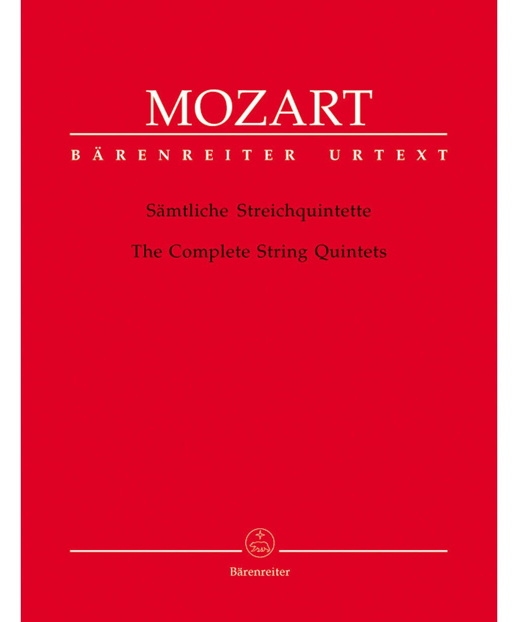 Mozart W.A. - Complete String Quintets for two Violins, two Violas and Violoncello K. 174, 406, 515, 516, 593, 614 - Remenyi House of Music