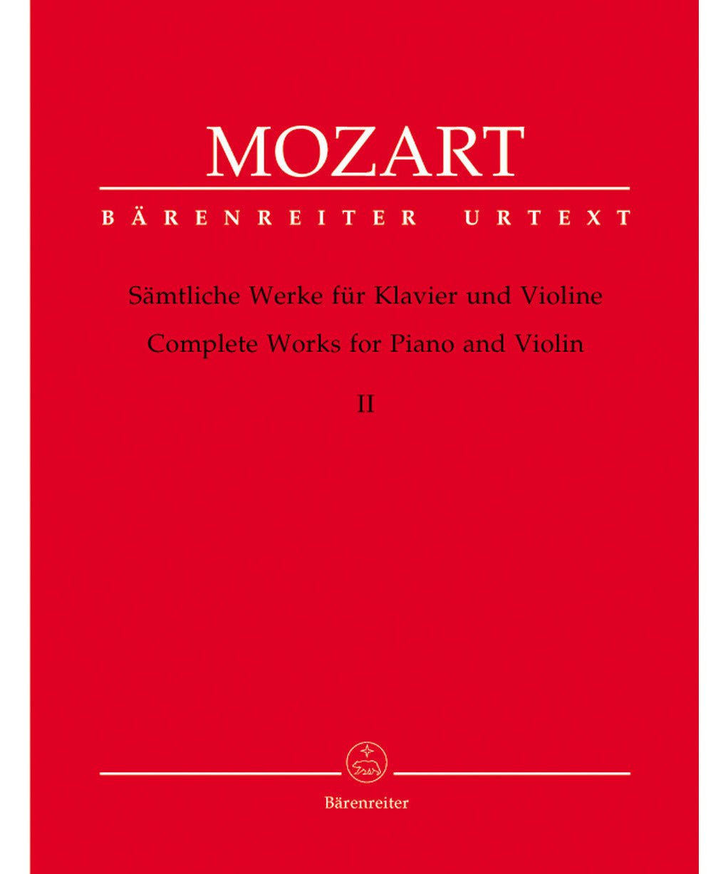 Mozart W.A. - Complete Works For Piano & Violin Volume 2 - Remenyi House of Music