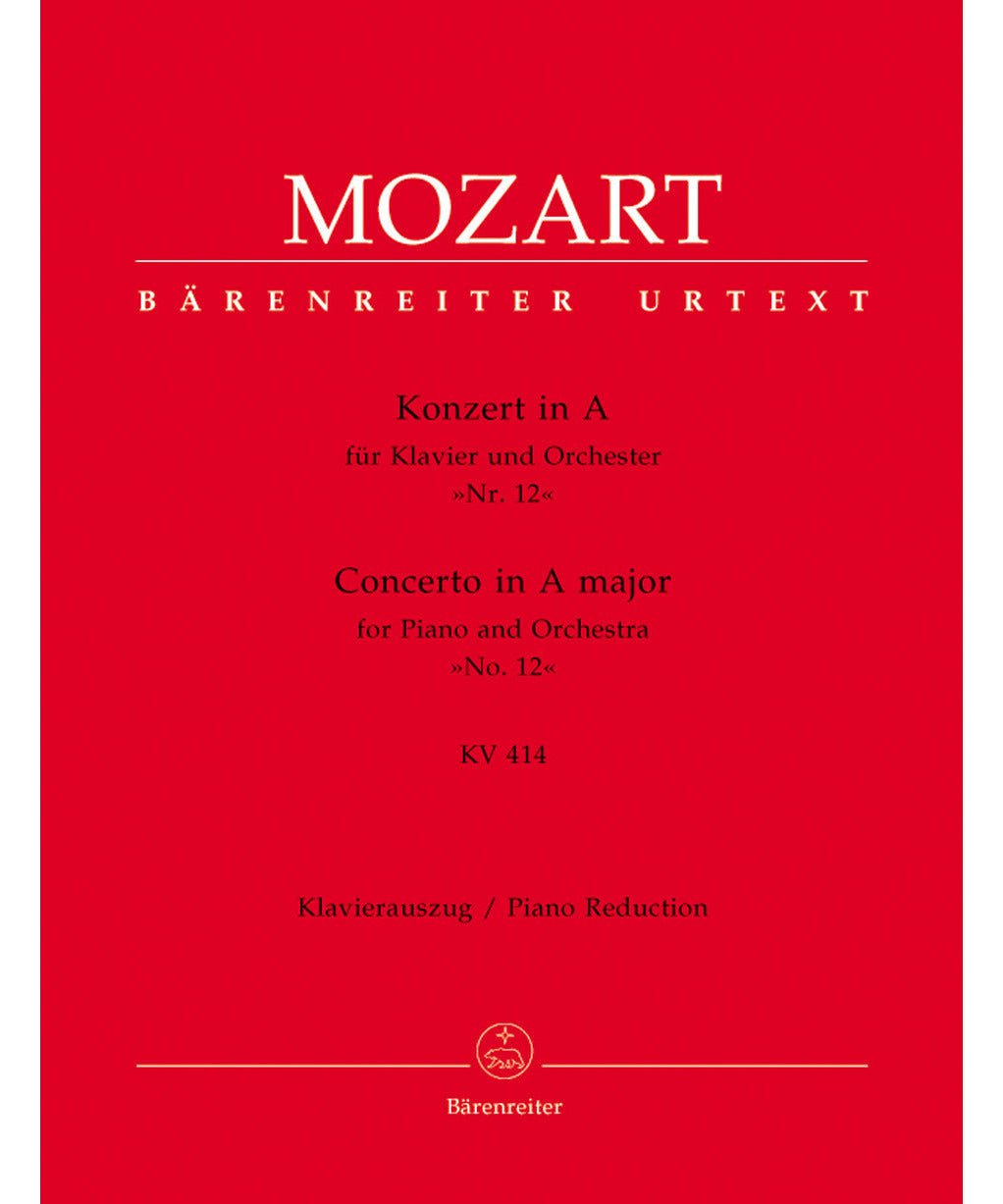 Mozart, W.A. - Concerto for Piano and Orchestra no. 12 in A major K. 414 - Remenyi House of Music