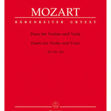 Mozart W.A. - Duets For Violin & Viola Kv 423 424 - Remenyi House of Music