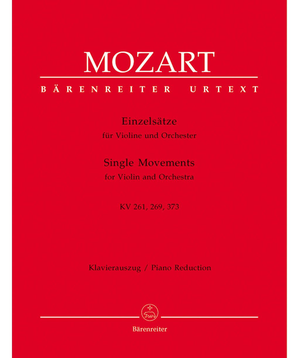 Mozart W.A. - Einzelsatze Kv 261 269 373 - Revised - Remenyi House of Music