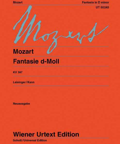 Mozart W.A. - Fantasie In D - K 397 - Remenyi House of Music