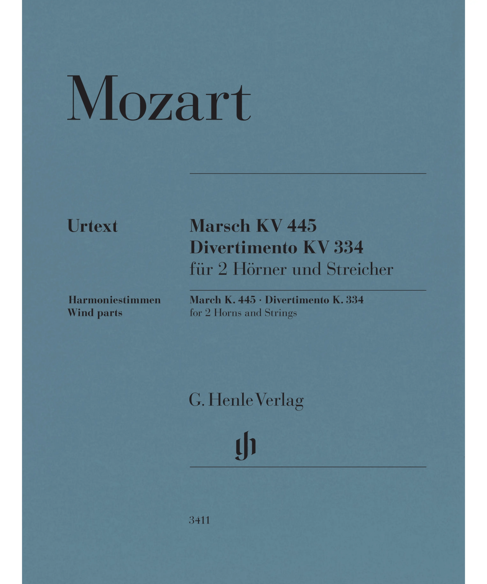 Mozart, W.A. - March K. 445 and Divertimento K. 334 (for 2 horns & strings) - Remenyi House of Music