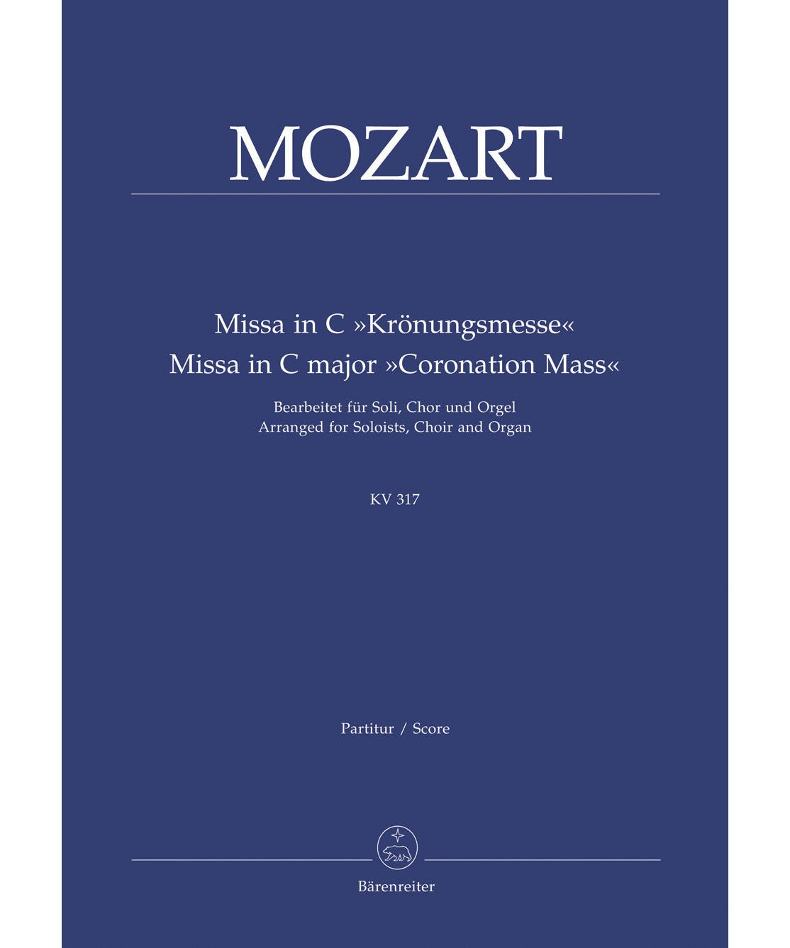 Mozart W.A. - Missa In C Kv 317 Coronation Mass - Remenyi House of Music