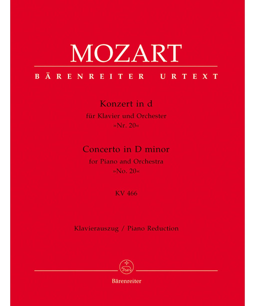 Mozart W.A. - Piano Concerto 20 In D - Kv 466 - Remenyi House of Music