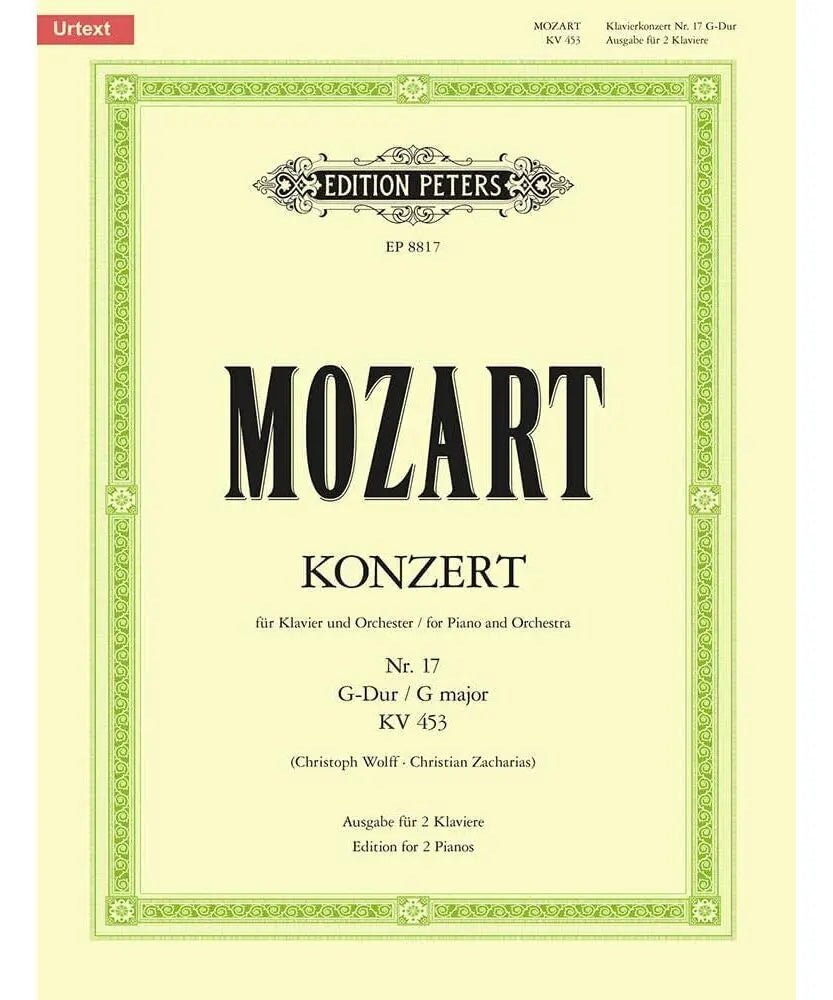 Mozart, W.A. - Piano Concerto No. 17 in G K453 (Edition for 2 Pianos) - Remenyi House of Music