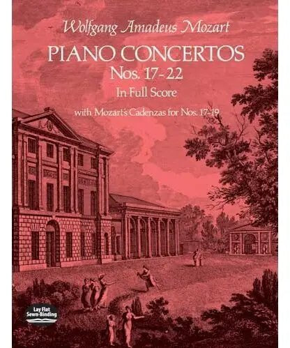 Mozart, W.A. - Piano Concertos 17 - 22 - Full Score - Remenyi House of Music