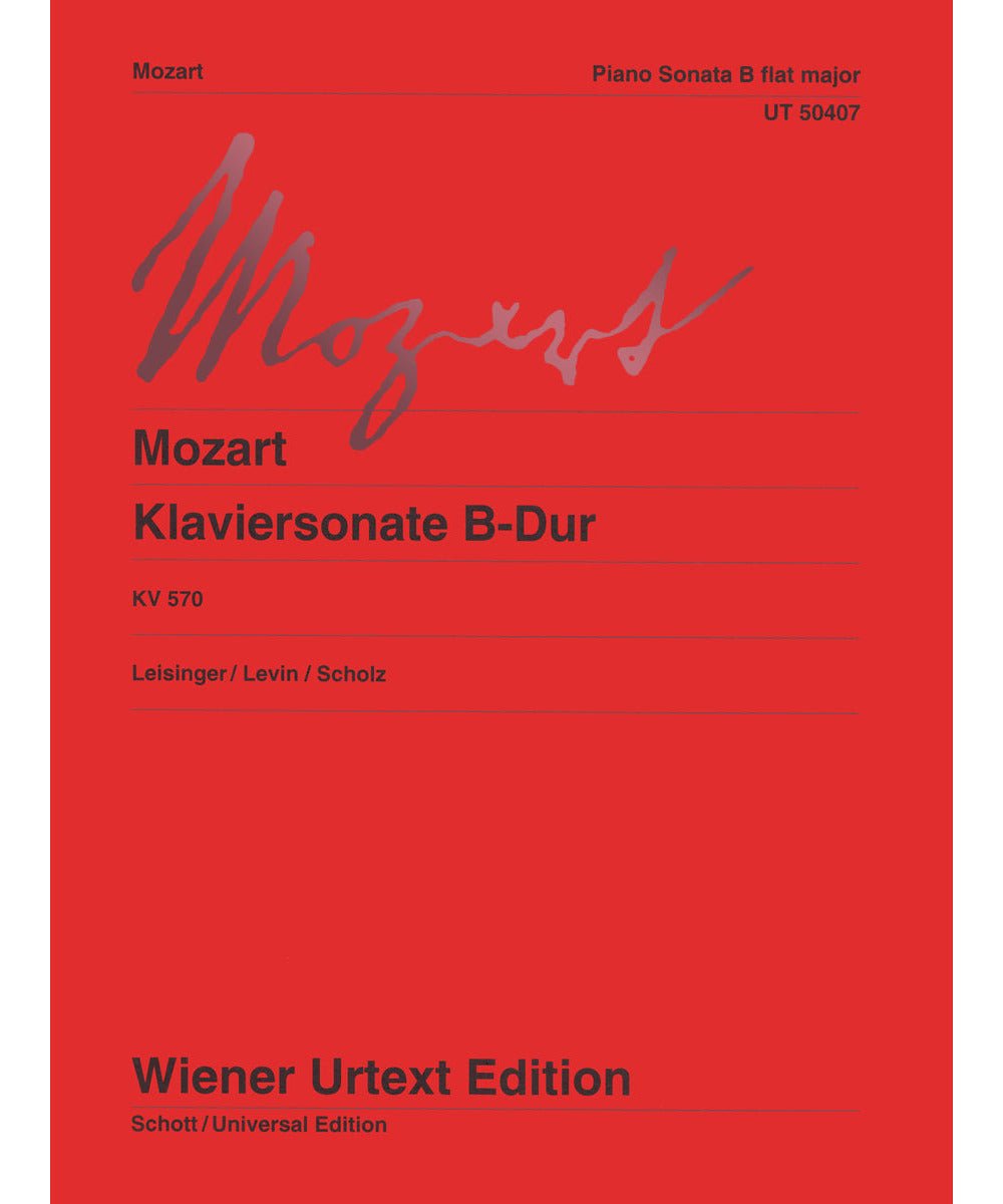 Mozart, W.A. - Piano Sonata In B Flat Major, KV 570 - Remenyi House of Music