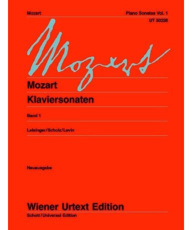 Mozart W.A. - Piano Sonatas Volume 1 - Remenyi House of Music