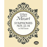 Mozart, W.A. - Symphonies 22 - 34 - Full Score - Remenyi House of Music