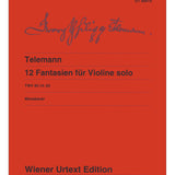 Telemann, GP - 12 Fantaisies pour violon