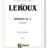 Leroux X. - Romance No. 1 in A Minor