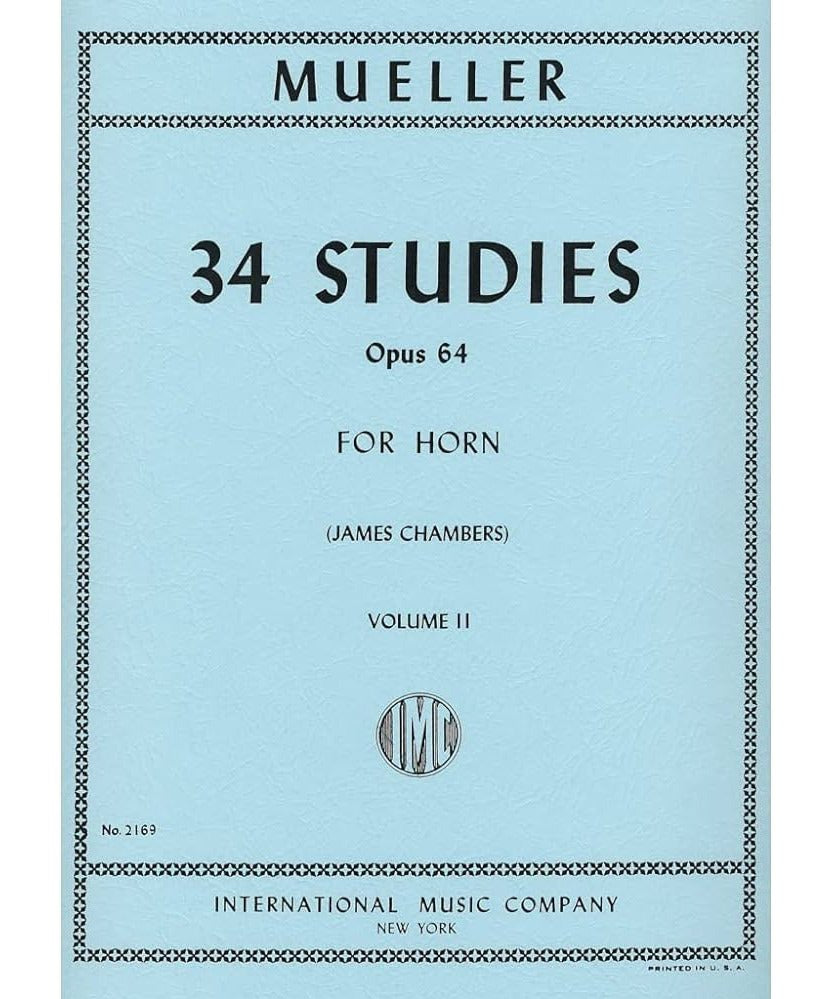 Mueller B. - 34 Studies Op 64 V 2 - Remenyi House of Music