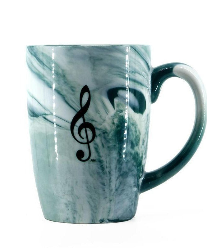 Mug - Marbelized Treble Clef (Green) - Remenyi House of Music