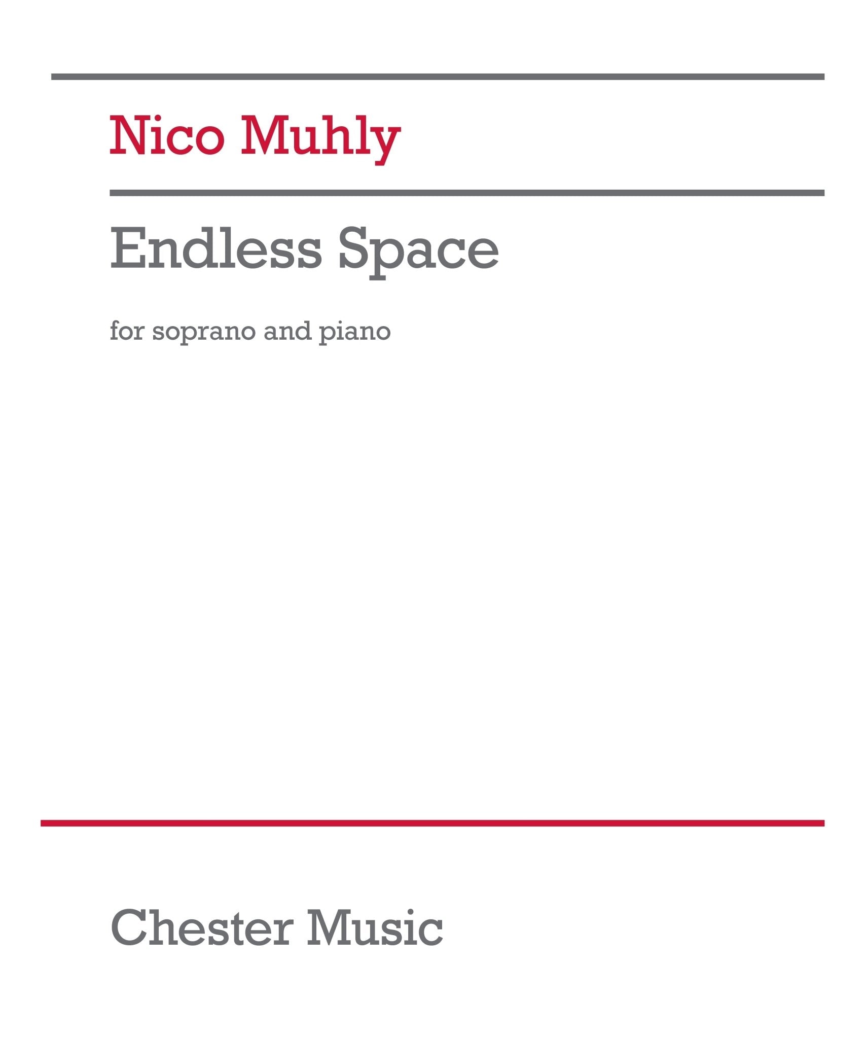 Muhly, N. - Endless Space - Remenyi House of Music