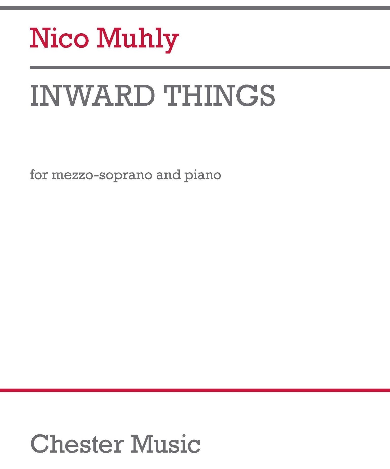 Muhly, N. - Inward Things - Remenyi House of Music