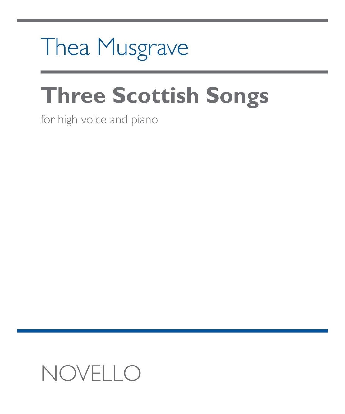 Musgrave, T. - Three Scottish Songs - Remenyi House of Music