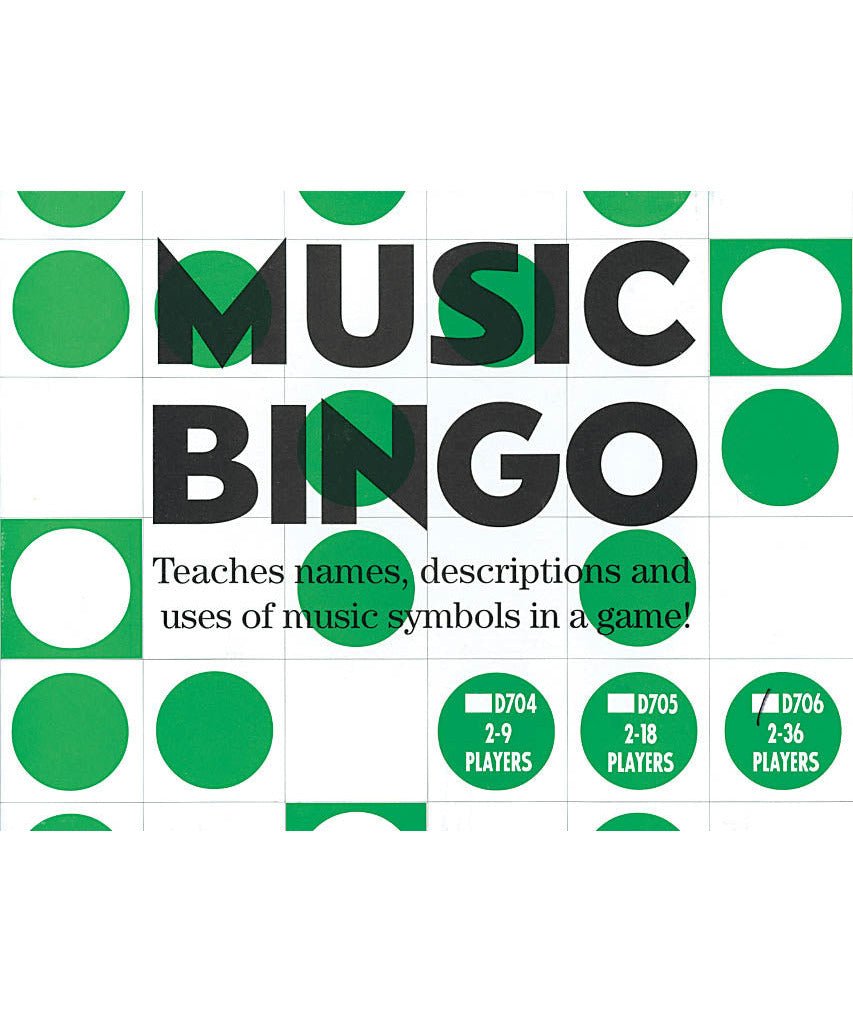 Music Bingo (2 - 36 Players) - Remenyi House of Music