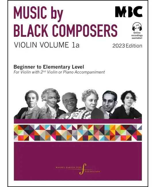 Music by Black Composers - Volume 1a (Violin Part) - Remenyi House of Music